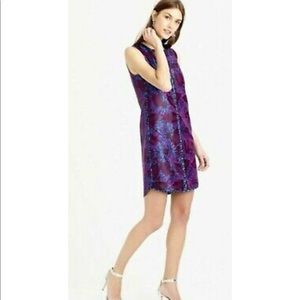 J. Crew Midnight Floral Jaquard Shift Dress